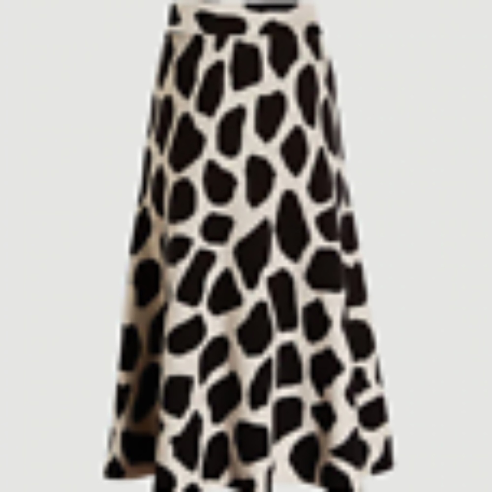 Ann Taylor Giraffe Skirt Size XS
